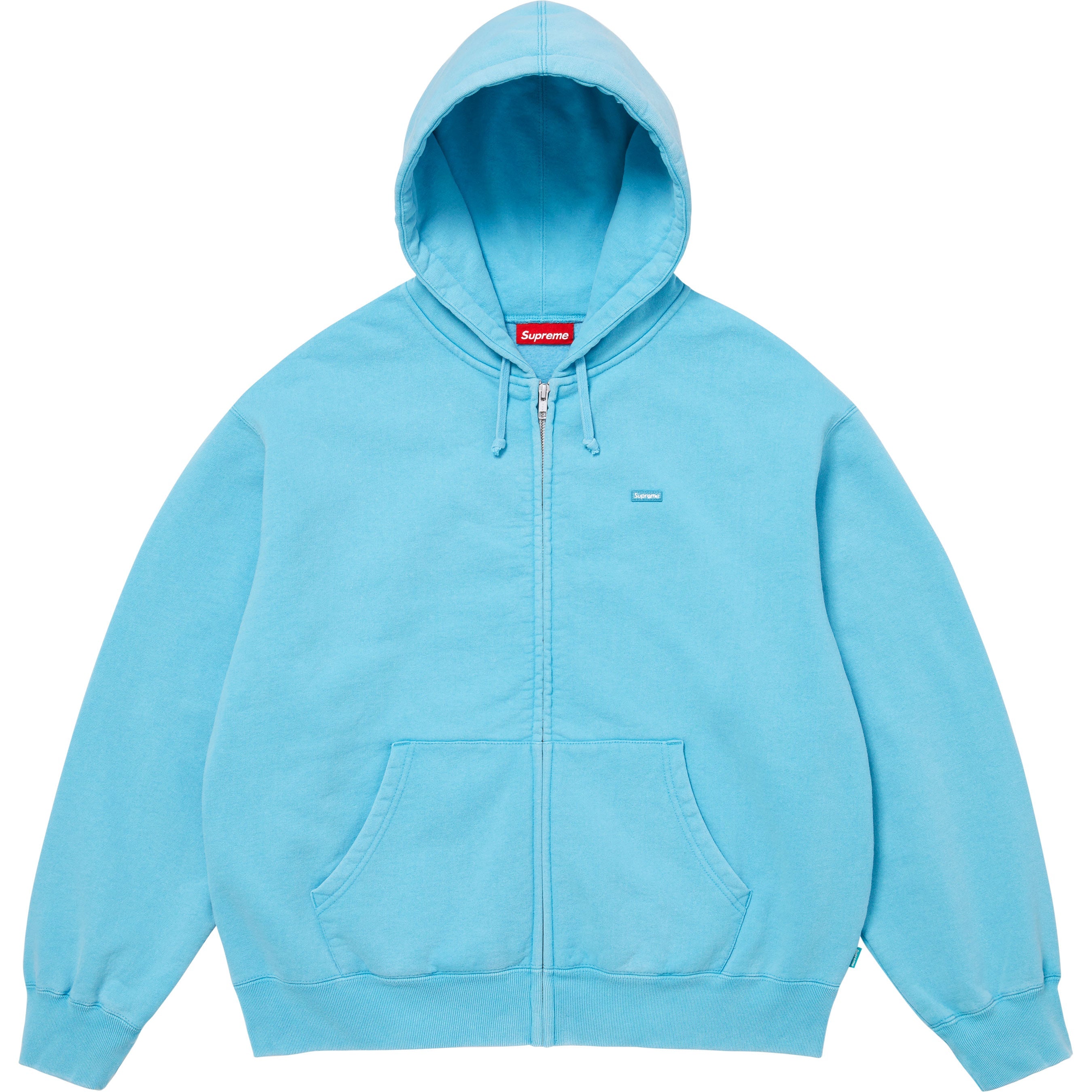 Small Box Zip Up Hooded Sweatshirt view 12
